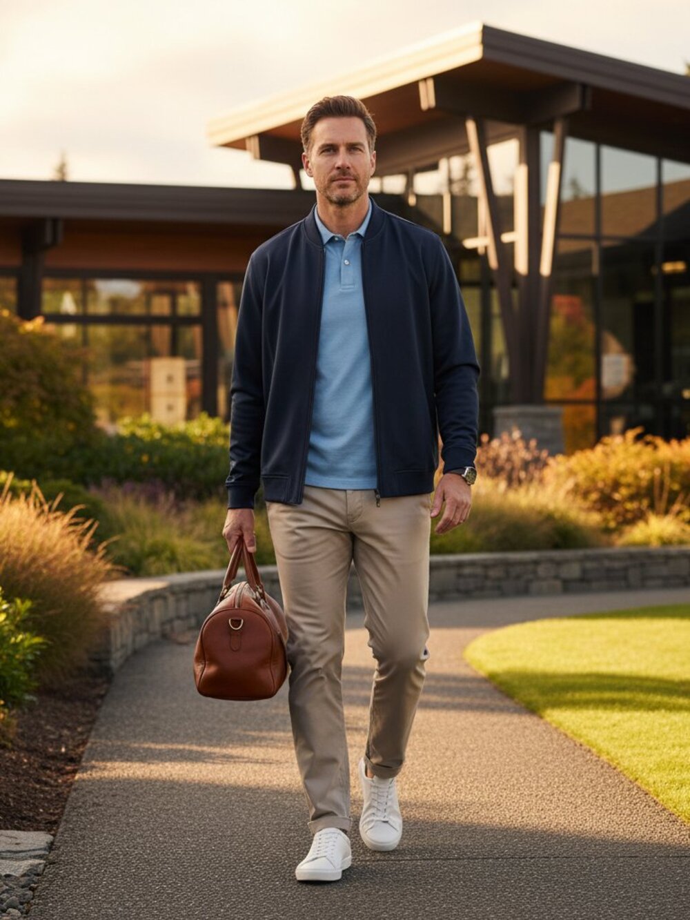 TravisMathew Highway Jacket Navy XL Performance Golf Travel Lightweight Layer